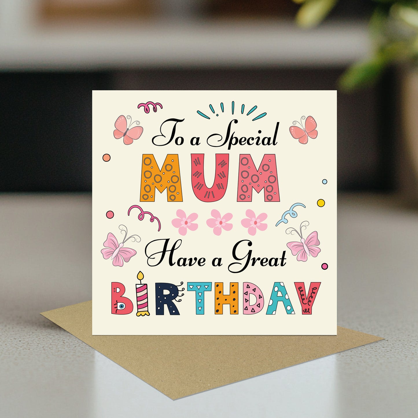 Mum Birthday Card Birthday Card For Mum Card From Son Daughter