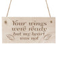 Memorial Hanging Wood Plaque Memorial Decoration Memory Sign