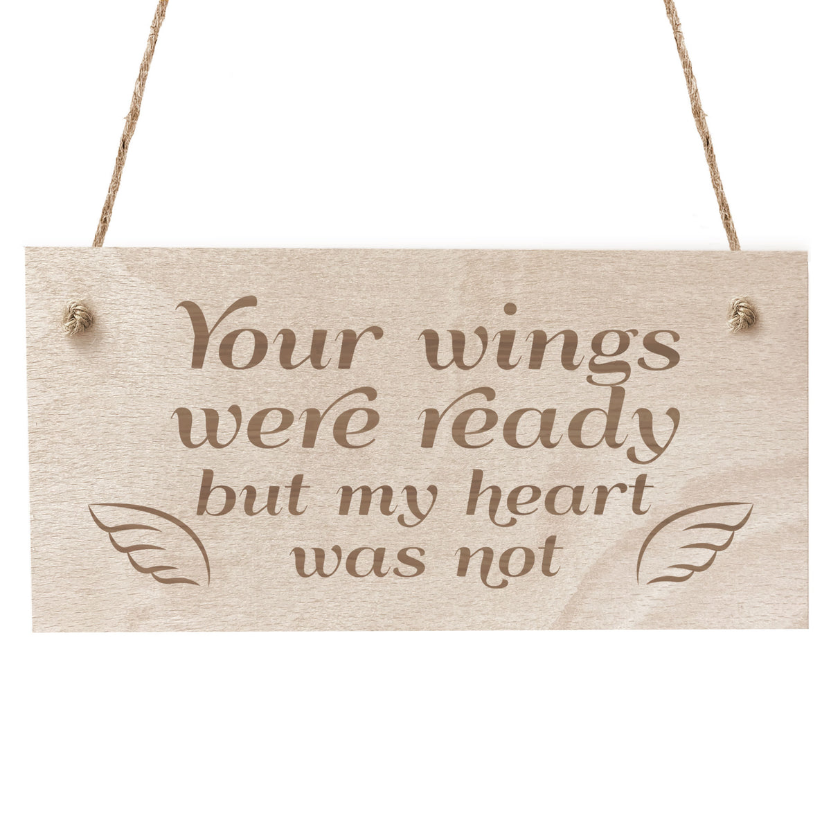 Memorial Hanging Wood Plaque Memorial Decoration Memory Sign
