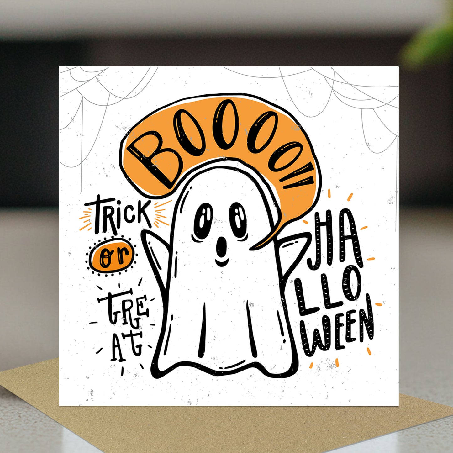 BOO Halloween Card For Friend Daughter Son Couple Card For Him