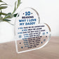 Daddy Gifts From Son Father And Daughter Gifts Acrylic Heart