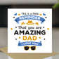 Dad Card For Fathers Day With Envelope Included Birthday Card