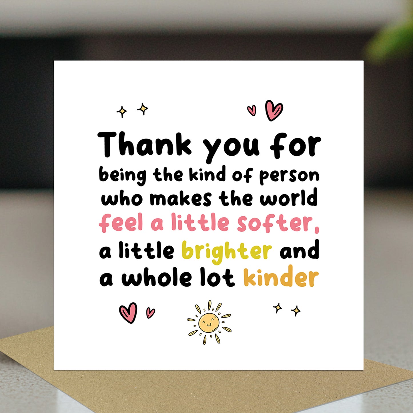 Special Card For Teacher Volunteer Assistant Mentor Tutor
