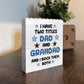 Funny Dad Grandad Gift For Fathers Day Birthday Building Block