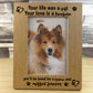 Dog Puppy Memorial Photo Frame Your Life Was A Gift Dog Pet Loss