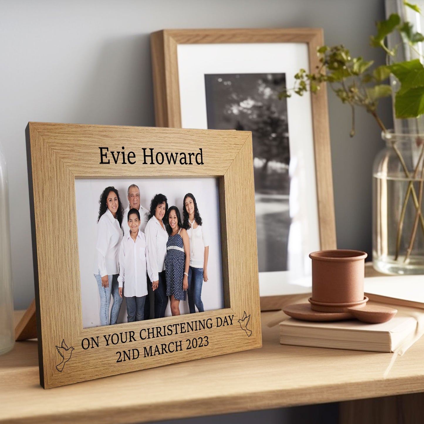 Personalised Christening Gift Photo Frame Gift For Son Daughter