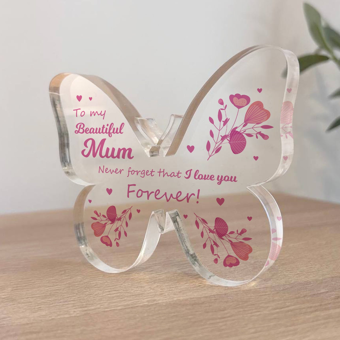 Beautiful Gift For Mum Birthday Christmas Butterfly Acyrlic