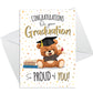 Graduation Card Pack Congratulations on Your Graduation Cards