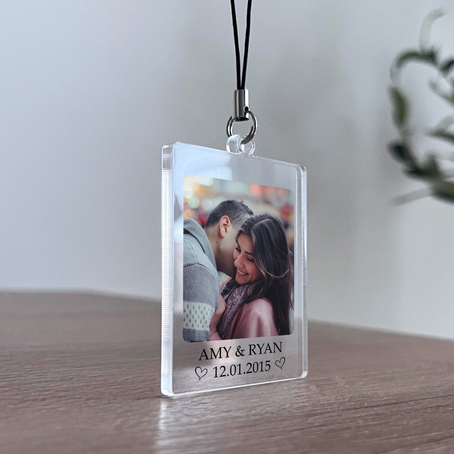 Personalised Keyring For Couple Anniversary Gifts Boyfriend