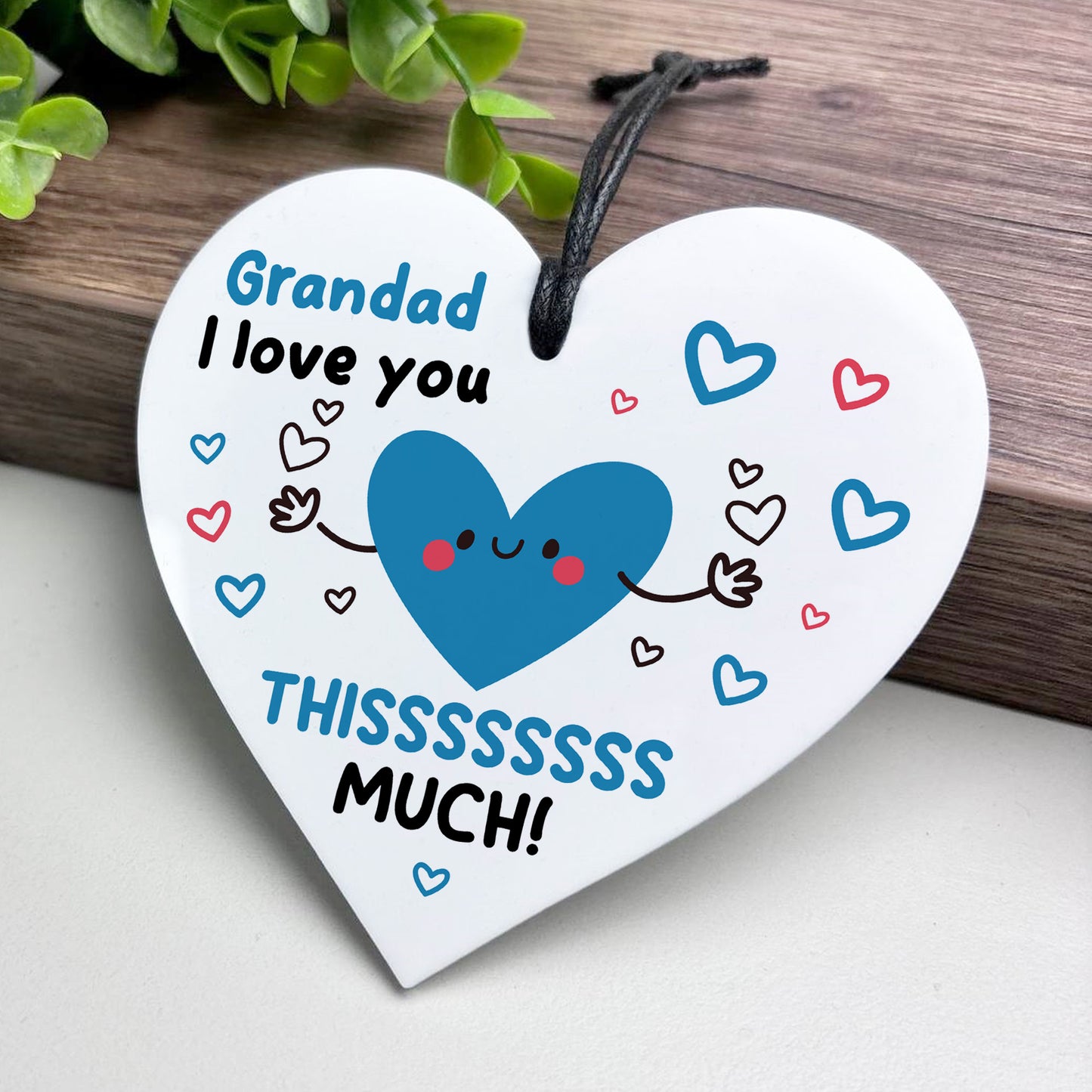 Gift For Grandad I Love You This Much BEST GRANDAD Fathers Day
