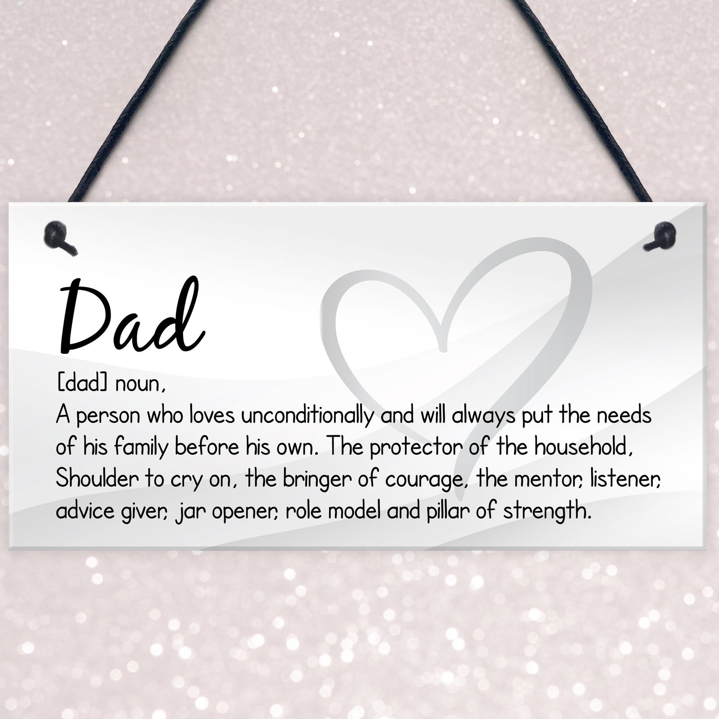 Dad Gifts For Fathers Day Birthday Birthday Noun Plaque Novelty