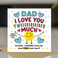 Fathers Day Card For Dad Happy Father's Day Card For Dad