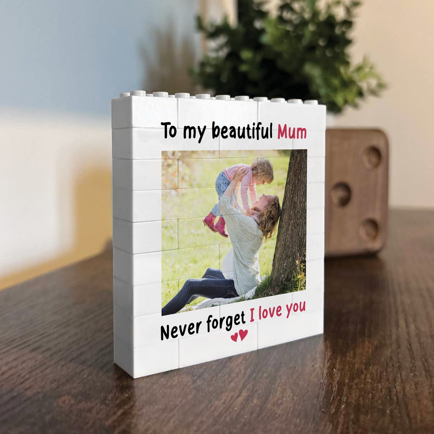 Personalised Gifts For Mum Building Photo Blocks Mothers Day