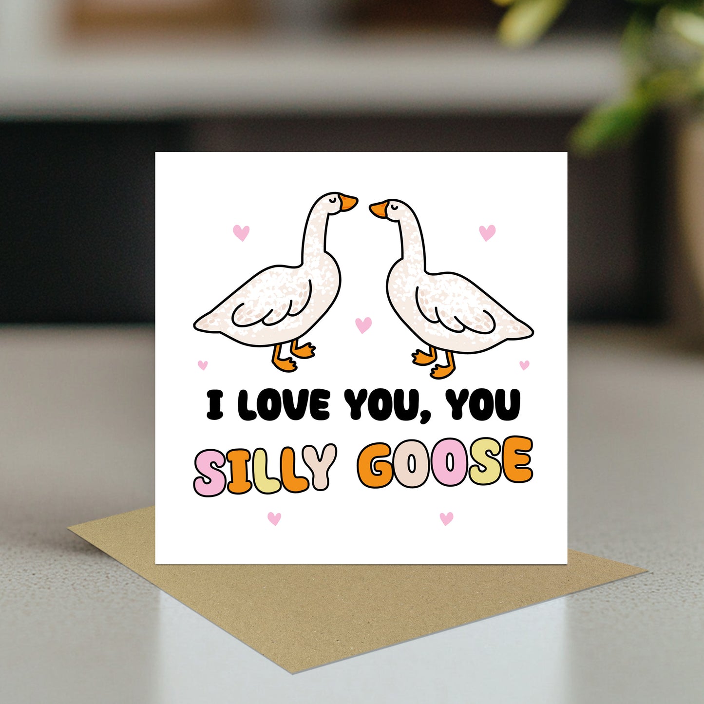 Card For Valentines Anniversary Card With Envelope I Love You