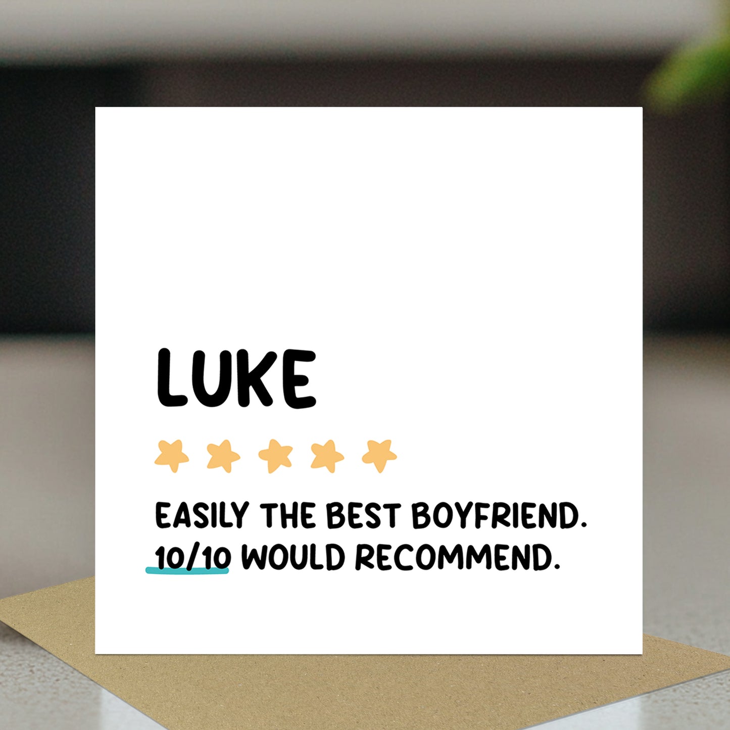 Funny Card For Boyfriend For Birthday Anniversary Personalised