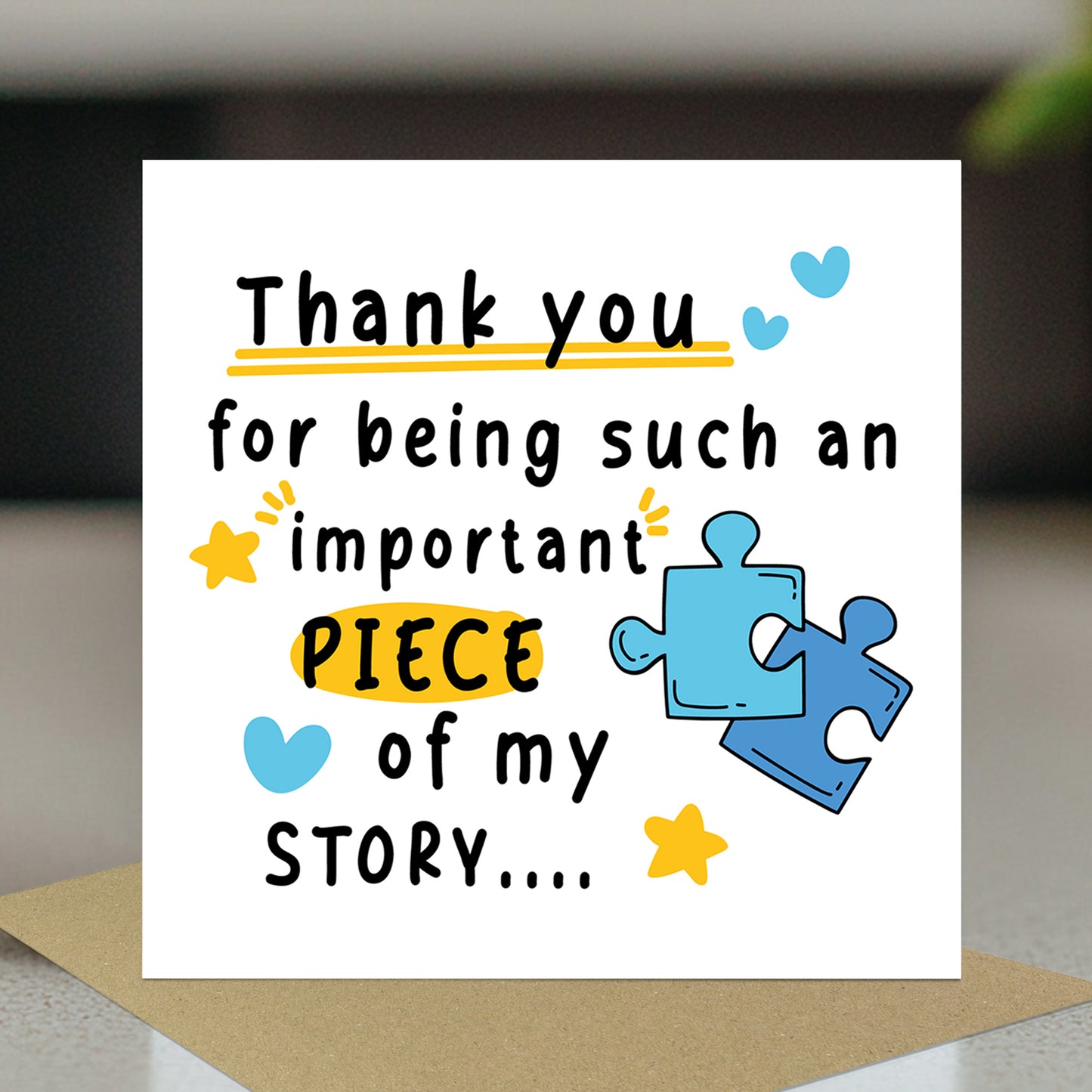 Thank You Card For Teachers Teaching Assistant Appreciation Card