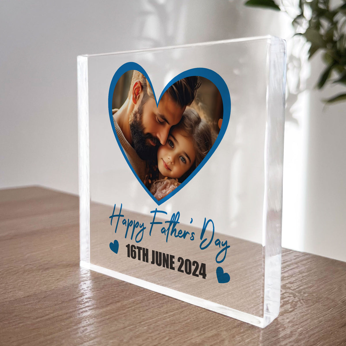 Personalised Dad Gift For Fathers Day Photo Plaque Fathers Day