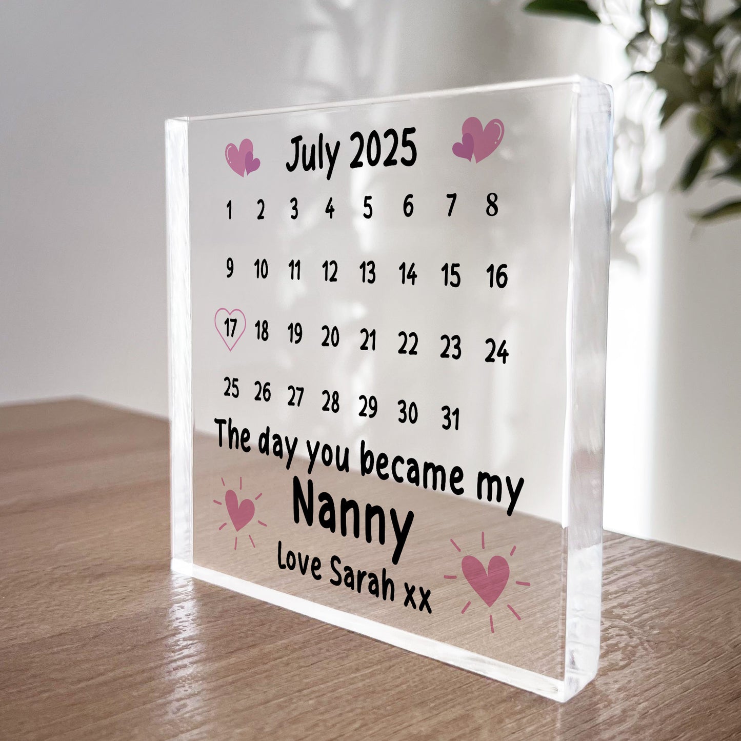 Nanny Gift Personalised Nan 1st Mother's Day Gift For Nanny