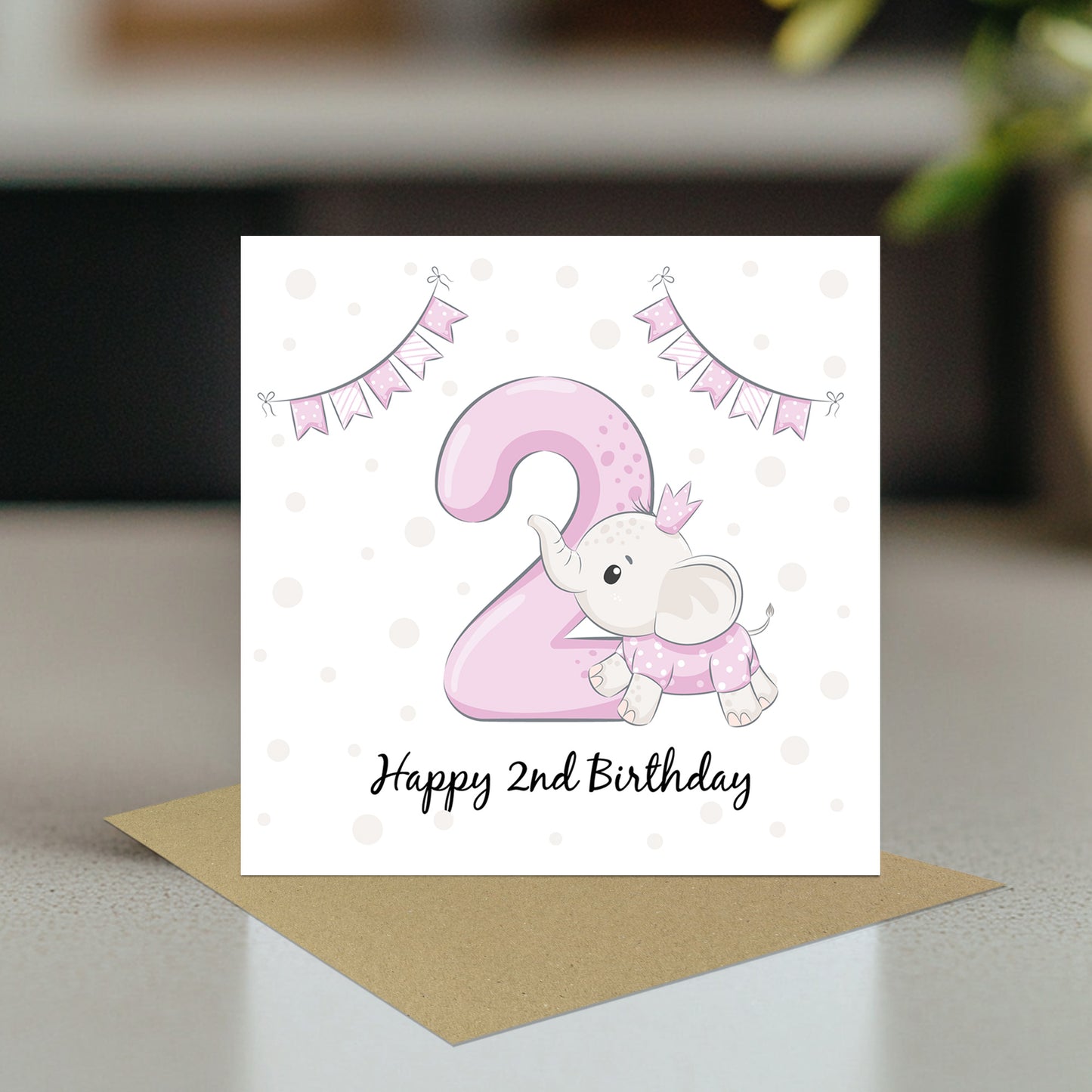 2nd Birthday Card For Girl Daughter 2nd Birthday Card Niece