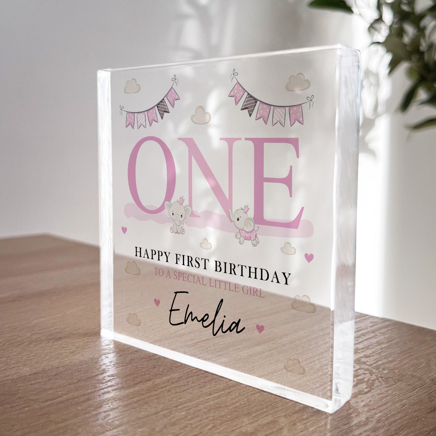 Happy 1st Birthday Gift For Daughter Plaque First Birthday