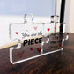 Romantic Gift For Valentines Day Anniversary Piece That Holds Us