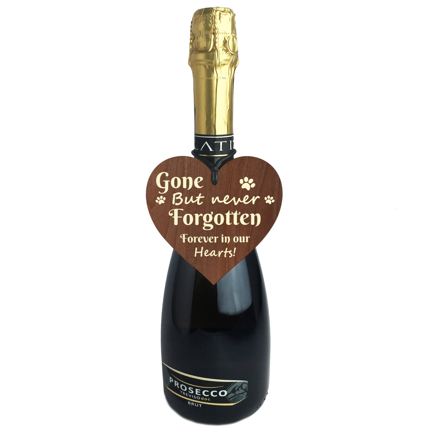 Pet Memorial Wooden Hanging Heart Dog Memorial Decoration