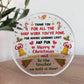 Merry Christmas Gift For Teacher Acrylic Plaque Assistant