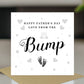Happy Fathers Day Card From The Bump With Envelope Daddy To Be