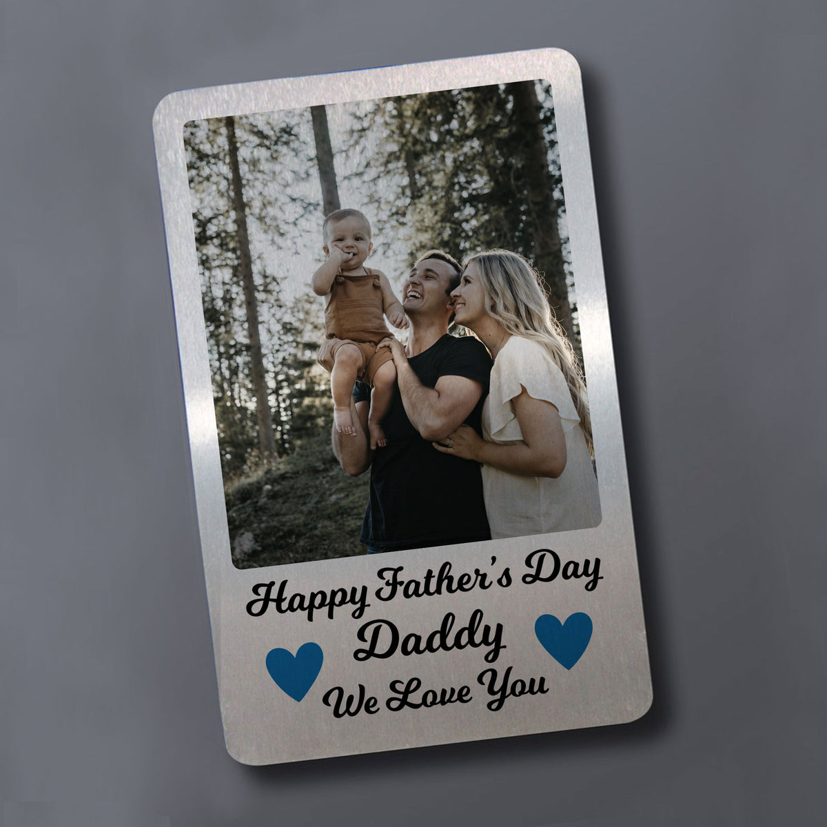 Fathers Day Gift For Dad Daddy From Daughter Son Photo Card