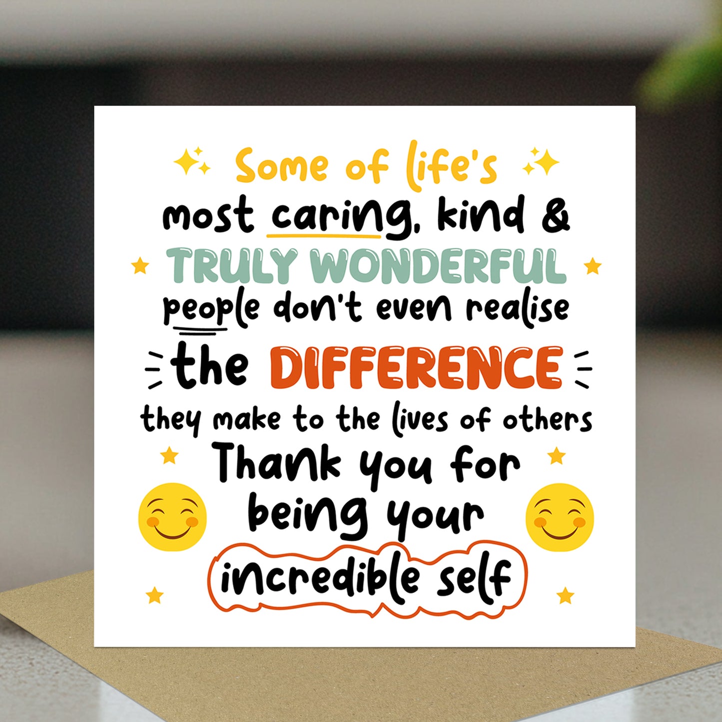 Thank You Card For Someone Special Teacher Thank You Card
