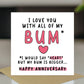 FUNNY Anniversary Card For Boyfriend Husband Love You Card