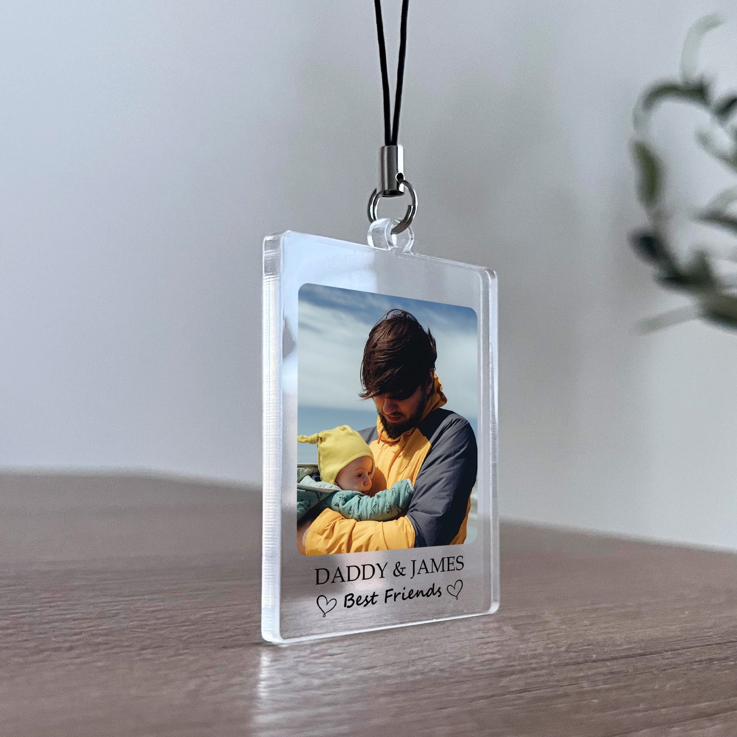 Personalised Daddy Keyring Daddy Gift For Birthday Fathers Day