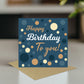 Happy Birthday Card For Men Dad Brother Uncle Navy Spots Card