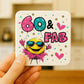 Funny 60th Birthday Gift For Women 60 AND FAB Coaster Gifts