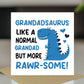 Birthday Card For Grandad Kraft Envelope Rawrsome Grandad Card