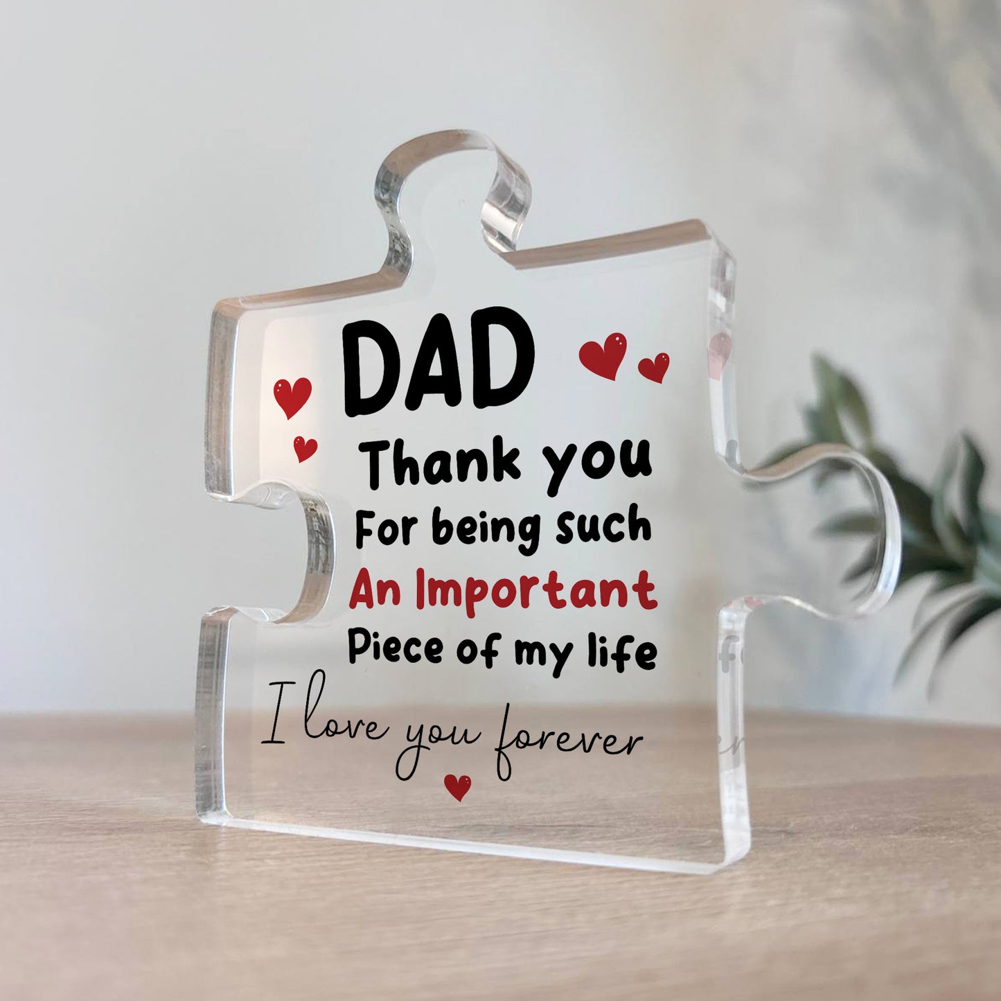 Gifts for Dad Fathers Day Puzzle Plaque Gift for Him Dad Gifts