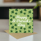 St Patricks Day Card - Irish Shamrock for Friends and Family