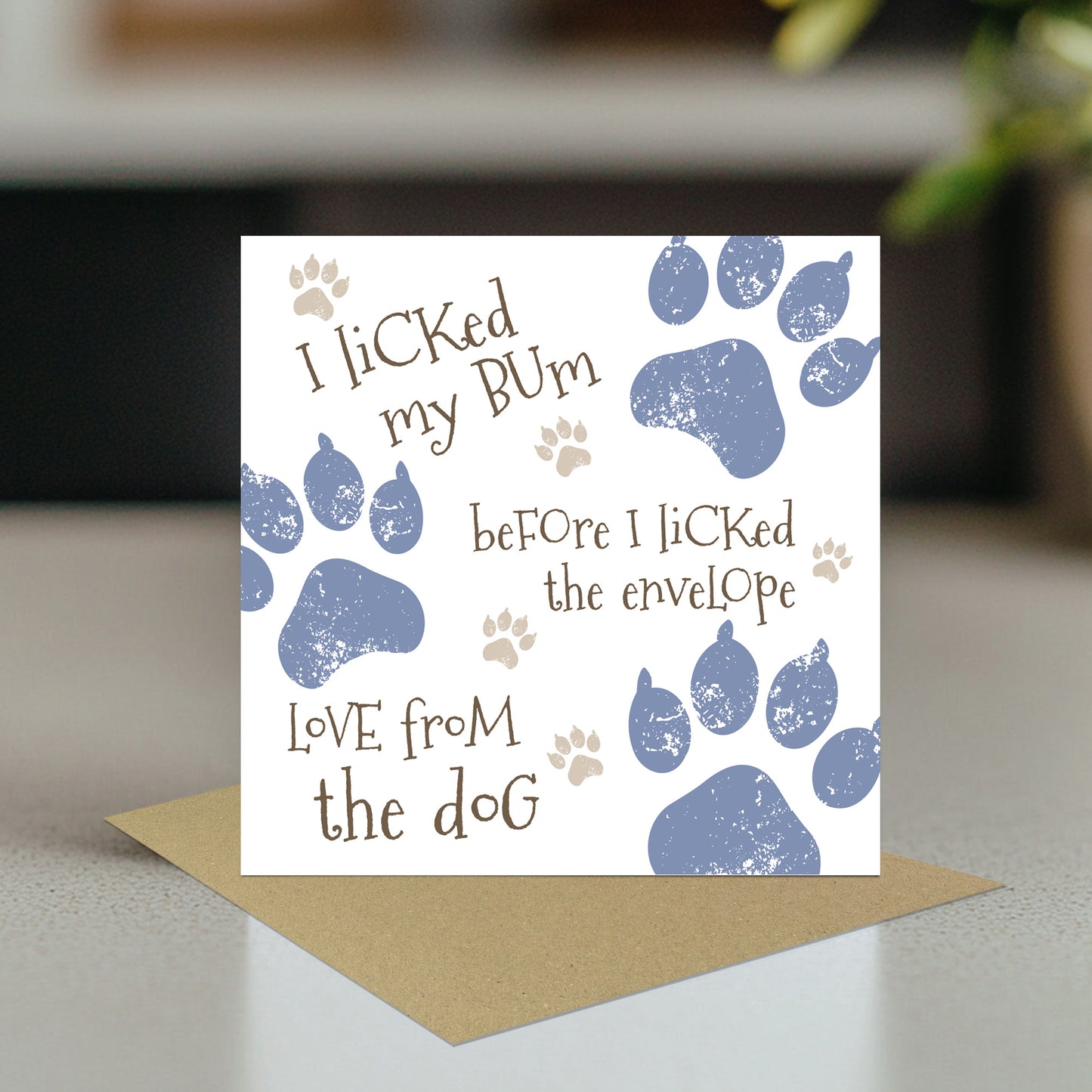 Funny Rude Card from The Dog Hilarious Birthday Card for Owner