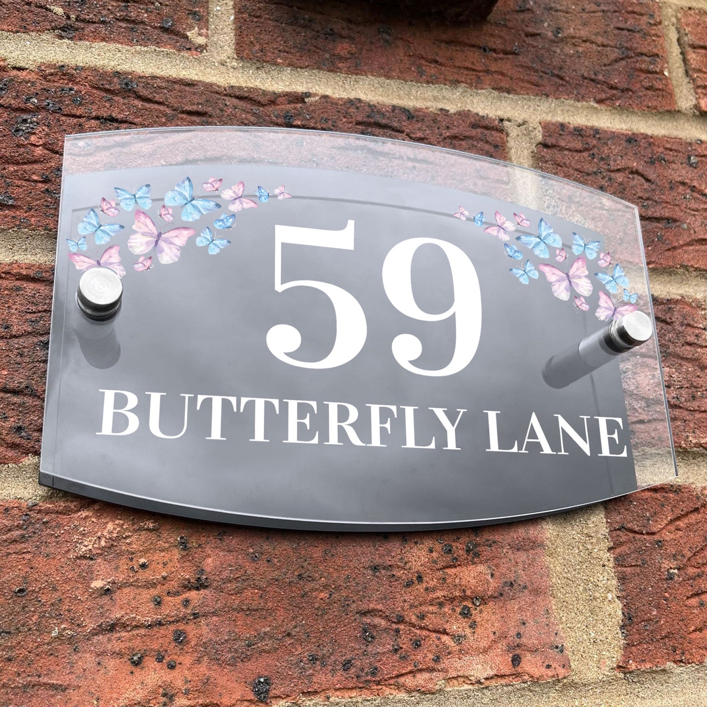 House Numbers Plaques Contemporary Personalised House Signs Door
