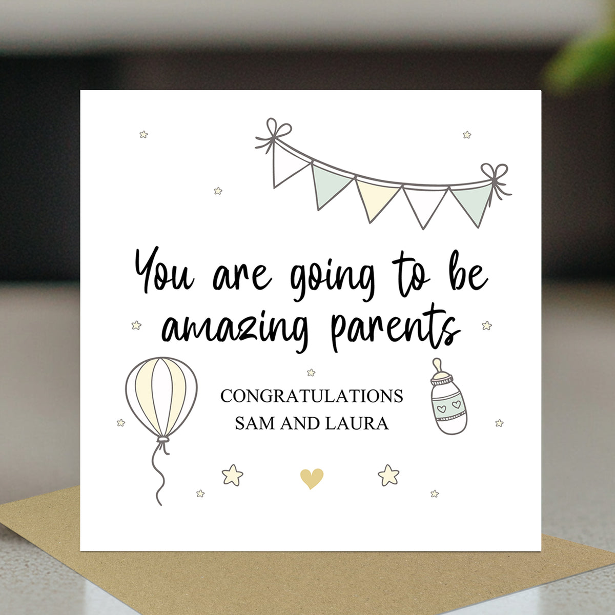 Personalised Pregnancy Card You Are Going To Be Amazing Parents