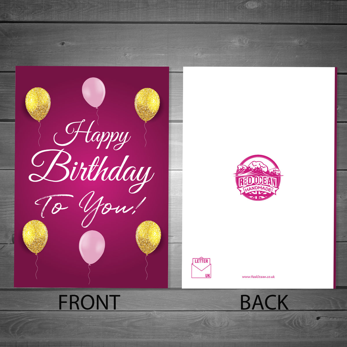 Pink Happy Birthday To You Birthday Card For Her Mum Daughter