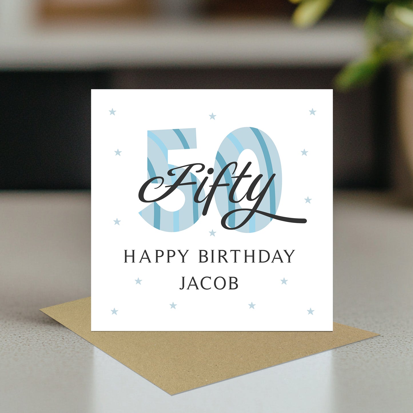 Personalised 50th Birthday Card For Men For Dad Grandad Uncle
