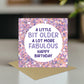 Funny Birthday Card For Women MORE FABULOUS Card For Mum