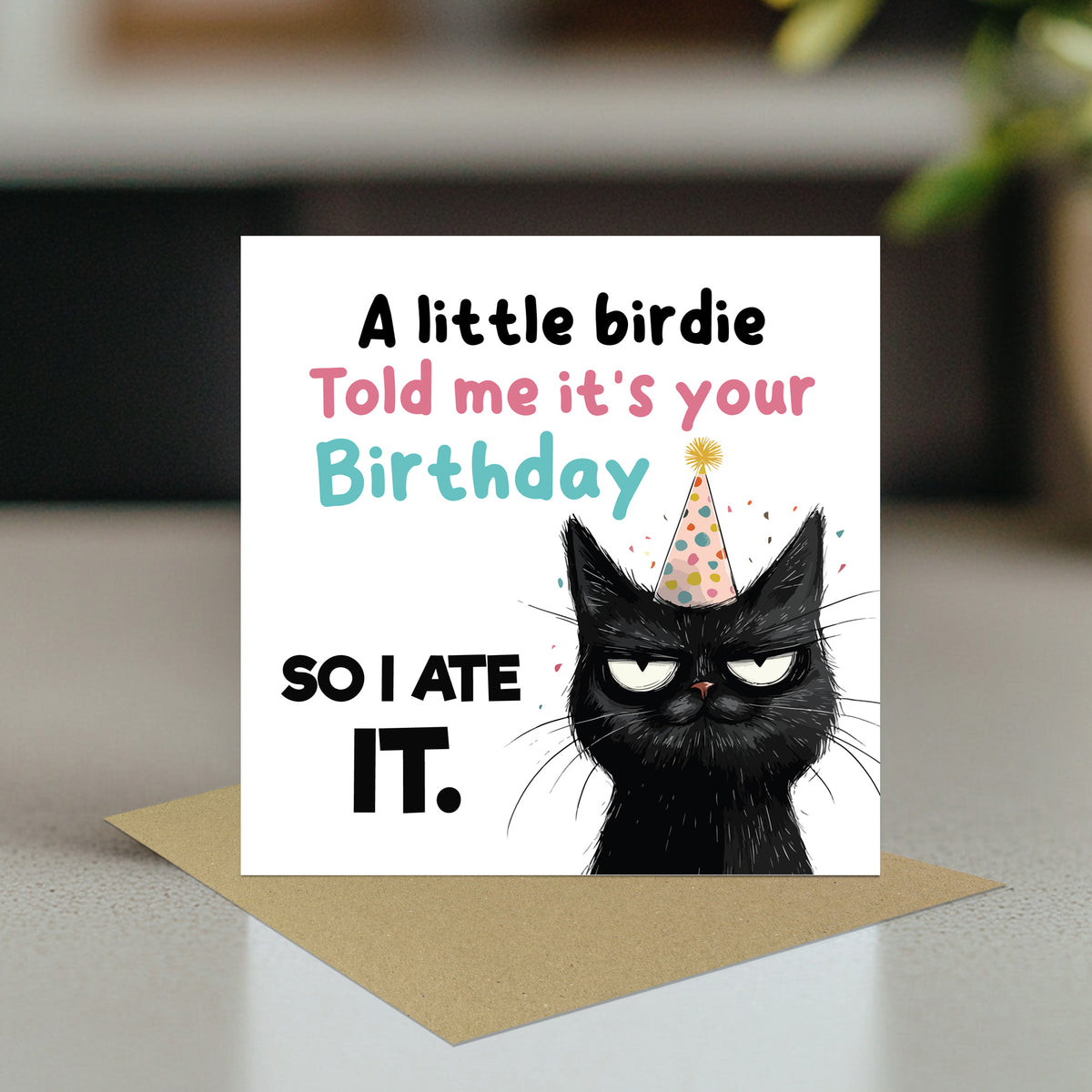 Humorous Birthday Card Happy Birthday Greetings Card Novelty