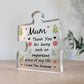 Gifts For Mum Acrylic Puzzle Piece Best Mum Gifts from Daughter