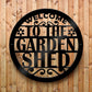 Garden Shed Sign For Door Garden Signs For Outside Acrylic Sign