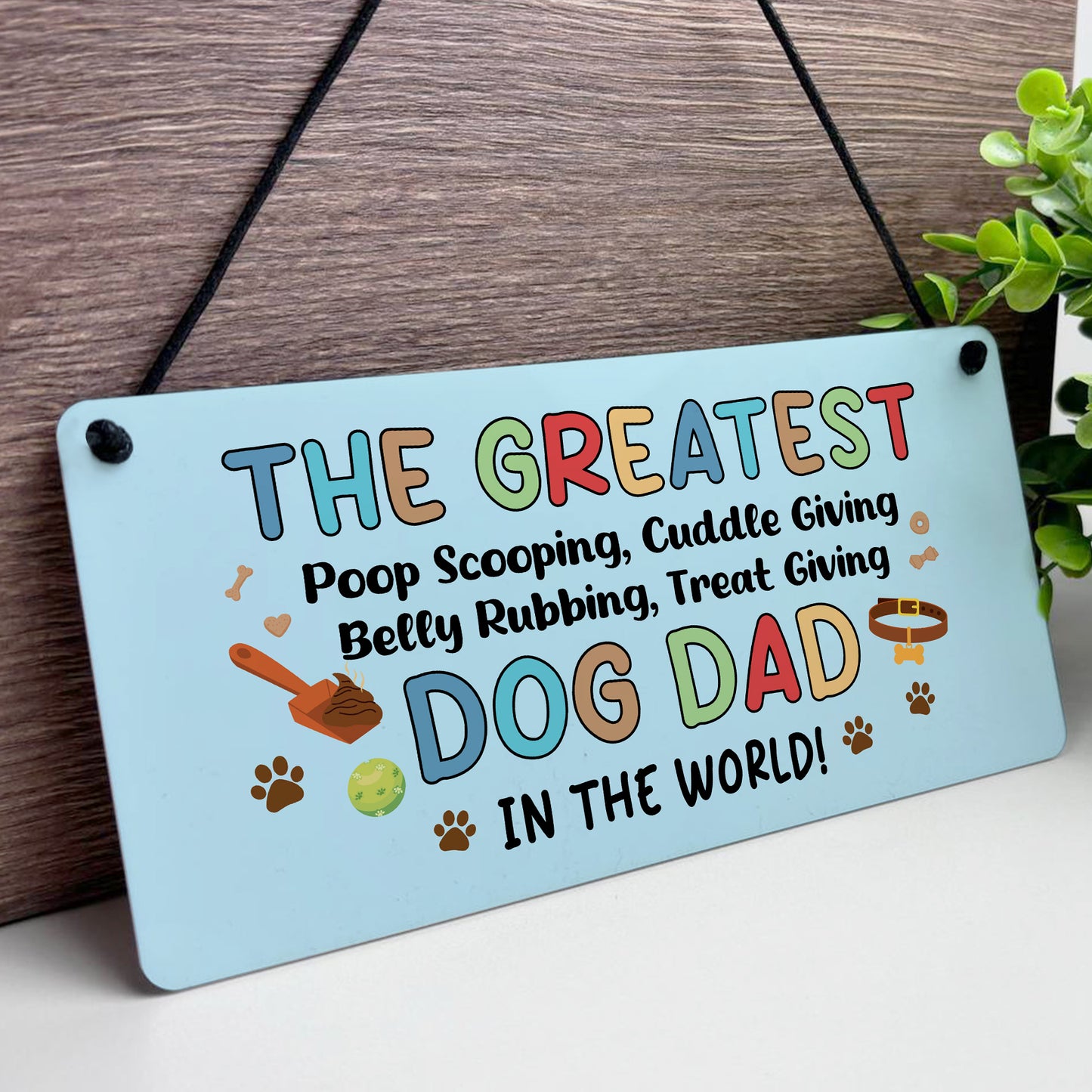 Funny Fathers Day Birthday Gift For The Greatest Dog Dad Gift