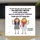 Birthday Card For Friend Bestest Bestie Card With Kraft Envelope
