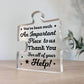 Thank You For Your Help Gift For Teacher Nurse Volunteer Carer