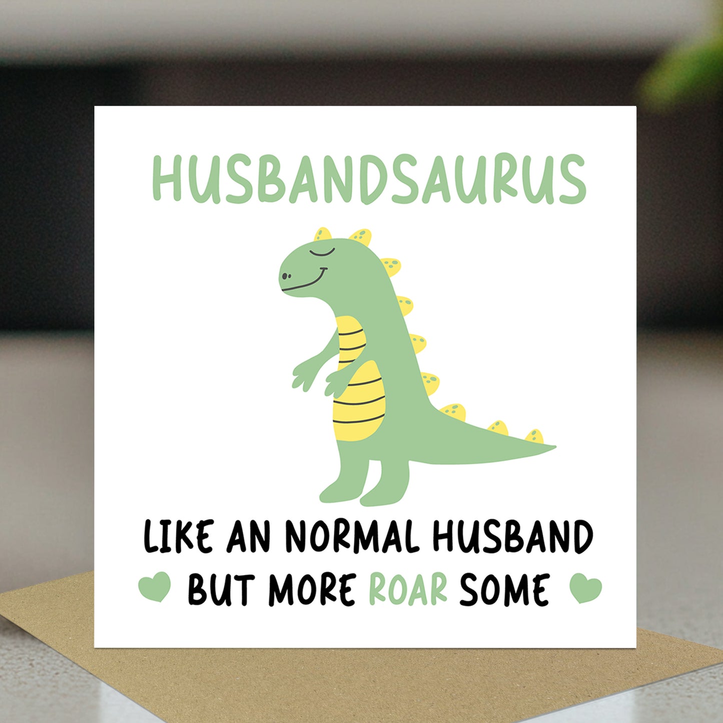 Husband Birthday Card for Him Husbandsaurus Card For Anniversary